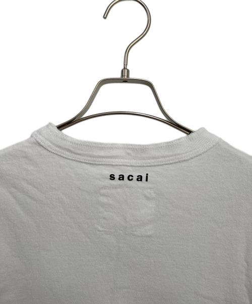 sacai（サカイ）sacai (サカイ) 半袖カットソー ホワイト サイズ:1の古着・服飾アイテム