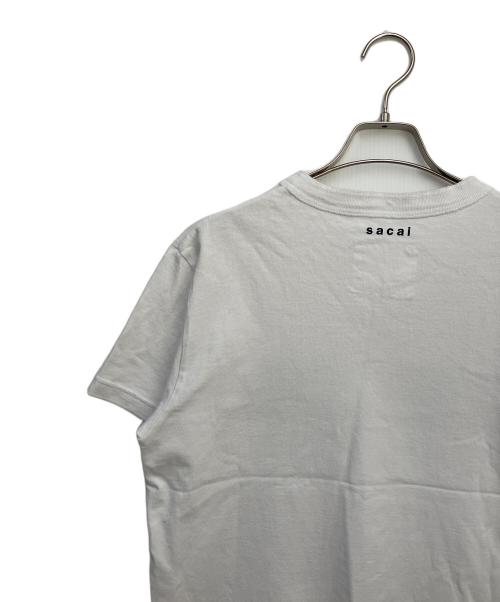sacai（サカイ）sacai (サカイ) 半袖カットソー ホワイト サイズ:1の古着・服飾アイテム