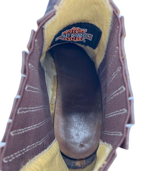 HARLEY-DAVIDSON（ハーレーダビッドソン）HARLEY-DAVIDSON (ハーレーダビッドソン) ウェスタンブーツ ブラウン サイズ:26.5cmの古着・服飾アイテム