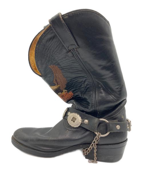 HARLEY-DAVIDSON（ハーレーダビッドソン）HARLEY-DAVIDSON (ハーレーダビッドソン) エンジニアブーツ ブラック サイズ:SIZE 81/2の古着・服飾アイテム