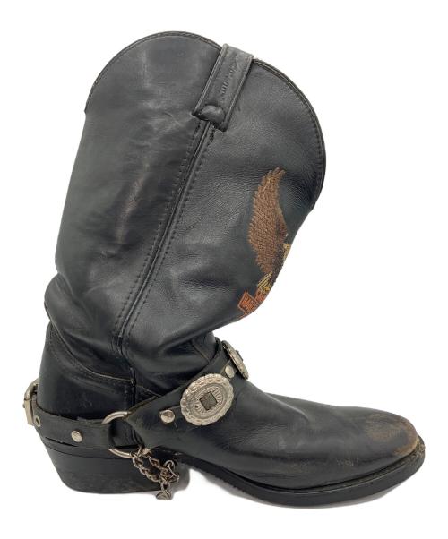 HARLEY-DAVIDSON（ハーレーダビッドソン）HARLEY-DAVIDSON (ハーレーダビッドソン) エンジニアブーツ ブラック サイズ:SIZE 81/2の古着・服飾アイテム