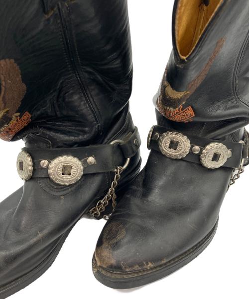 HARLEY-DAVIDSON（ハーレーダビッドソン）HARLEY-DAVIDSON (ハーレーダビッドソン) エンジニアブーツ ブラック サイズ:SIZE 81/2の古着・服飾アイテム