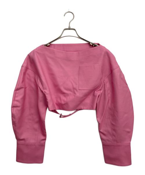 jacquemus（ジャックムス）jacquemus (ジャックムス) 長袖カットソー ピンク サイズ:SIZE　34の古着・服飾アイテム