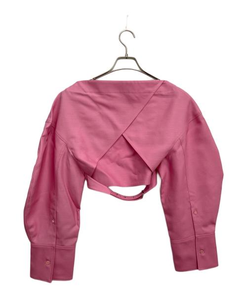 jacquemus（ジャックムス）jacquemus (ジャックムス) 長袖カットソー ピンク サイズ:SIZE　34の古着・服飾アイテム