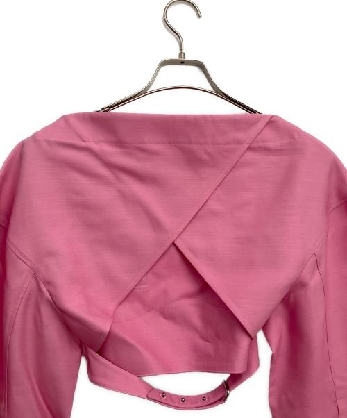 jacquemus（ジャックムス）jacquemus (ジャックムス) 長袖カットソー ピンク サイズ:SIZE　34の古着・服飾アイテム