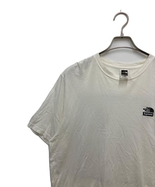 THE NORTH FACE（ザ ノース フェイス）THE NORTH FACE (ザ ノース フェイス) Supreme (シュプリーム) 半袖カットソー ホワイト×グリーン サイズ:XLの古着・服飾アイテム