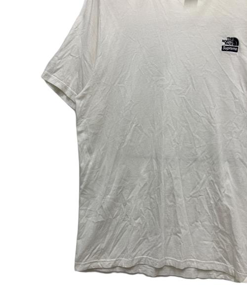 THE NORTH FACE（ザ ノース フェイス）THE NORTH FACE (ザ ノース フェイス) Supreme (シュプリーム) 半袖カットソー ホワイト×グリーン サイズ:XLの古着・服飾アイテム