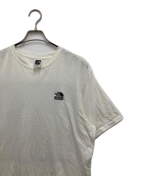 THE NORTH FACE（ザ ノース フェイス）THE NORTH FACE (ザ ノース フェイス) Supreme (シュプリーム) 半袖カットソー ホワイト×グリーン サイズ:XLの古着・服飾アイテム