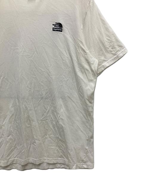THE NORTH FACE（ザ ノース フェイス）THE NORTH FACE (ザ ノース フェイス) Supreme (シュプリーム) 半袖カットソー ホワイト×グリーン サイズ:XLの古着・服飾アイテム