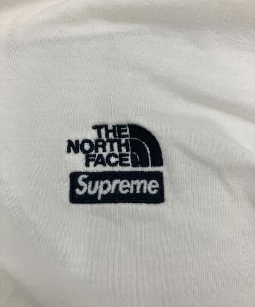THE NORTH FACE（ザ ノース フェイス）THE NORTH FACE (ザ ノース フェイス) Supreme (シュプリーム) 半袖カットソー ホワイト×グリーン サイズ:XLの古着・服飾アイテム