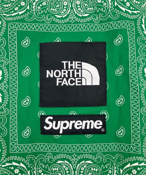 THE NORTH FACE（ザ ノース フェイス）THE NORTH FACE (ザ ノース フェイス) Supreme (シュプリーム) 半袖カットソー ホワイト×グリーン サイズ:XLの古着・服飾アイテム