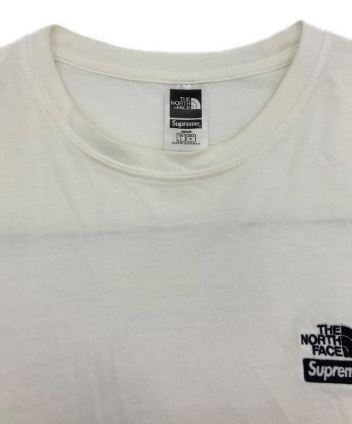 THE NORTH FACE（ザ ノース フェイス）THE NORTH FACE (ザ ノース フェイス) Supreme (シュプリーム) 半袖カットソー ホワイト×グリーン サイズ:XLの古着・服飾アイテム