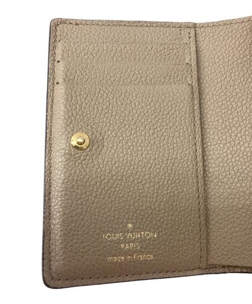 LOUIS VUITTON（ルイ ヴィトン）LOUIS VUITTON (ルイ ヴィトン) ポルトフォイユ･クレア モノグラム・アンプラント トゥルトレール ベージュの古着・服飾アイテム