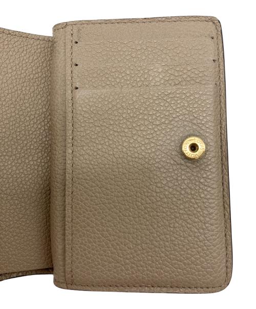LOUIS VUITTON（ルイ ヴィトン）LOUIS VUITTON (ルイ ヴィトン) ポルトフォイユ･クレア モノグラム・アンプラント トゥルトレール ベージュの古着・服飾アイテム