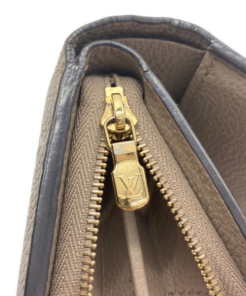 LOUIS VUITTON（ルイ ヴィトン）LOUIS VUITTON (ルイ ヴィトン) ポルトフォイユ･クレア モノグラム・アンプラント トゥルトレール ベージュの古着・服飾アイテム