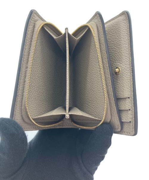 LOUIS VUITTON（ルイ ヴィトン）LOUIS VUITTON (ルイ ヴィトン) ポルトフォイユ･クレア モノグラム・アンプラント トゥルトレール ベージュの古着・服飾アイテム