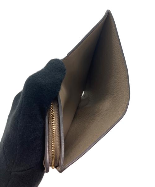 LOUIS VUITTON（ルイ ヴィトン）LOUIS VUITTON (ルイ ヴィトン) ポルトフォイユ･クレア モノグラム・アンプラント トゥルトレール ベージュの古着・服飾アイテム