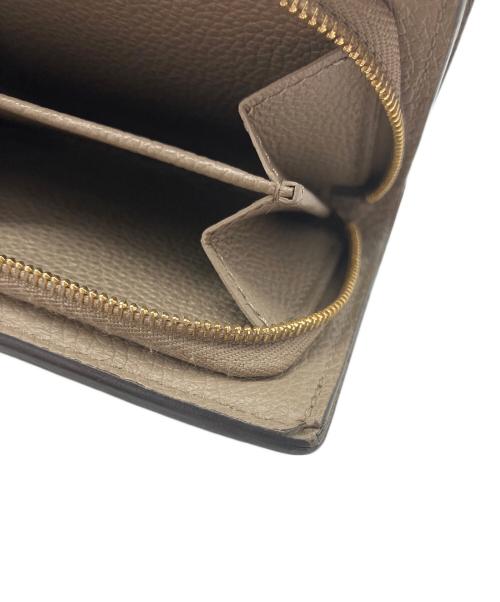 LOUIS VUITTON（ルイ ヴィトン）LOUIS VUITTON (ルイ ヴィトン) ポルトフォイユ･クレア モノグラム・アンプラント トゥルトレール ベージュの古着・服飾アイテム