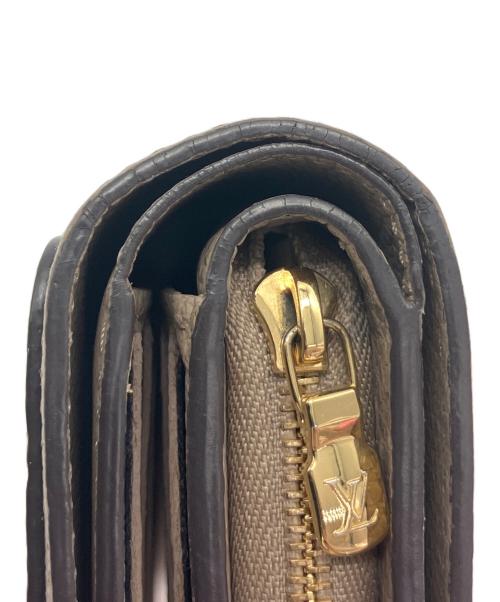 LOUIS VUITTON（ルイ ヴィトン）LOUIS VUITTON (ルイ ヴィトン) ポルトフォイユ･クレア モノグラム・アンプラント トゥルトレール ベージュの古着・服飾アイテム