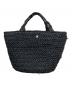 HELEN KAMINSKI（ヘレンカミンスキー）の古着「編み込みハンドバッグ」｜ブラック