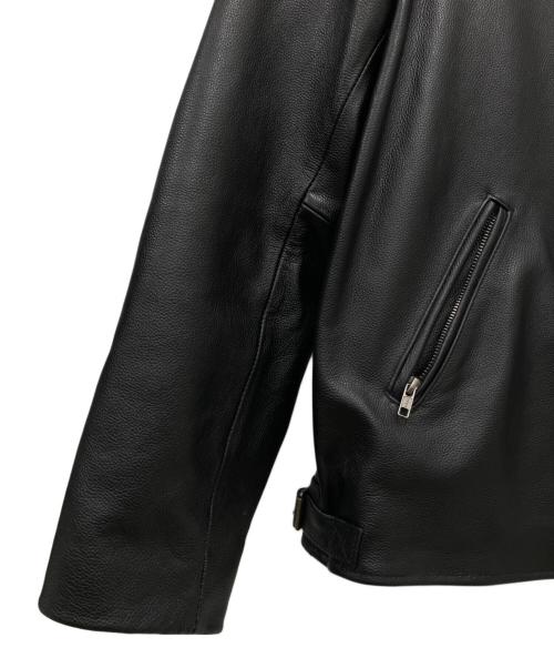FORTIME（フォータイム）FORTIME (フォータイム) レザージャケット ブラック サイズ:6XLの古着・服飾アイテム
