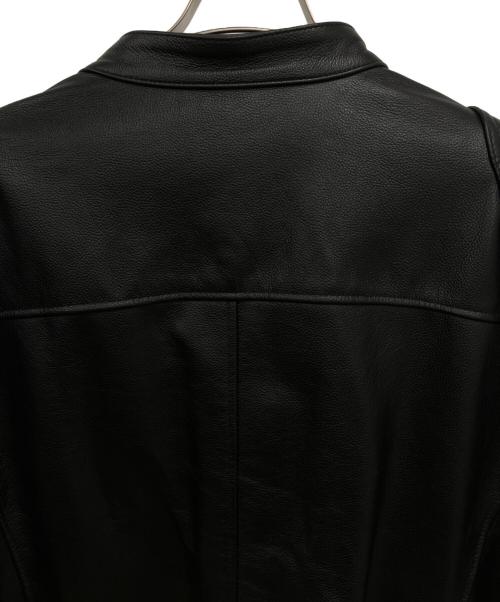 FORTIME（フォータイム）FORTIME (フォータイム) レザージャケット ブラック サイズ:6XLの古着・服飾アイテム