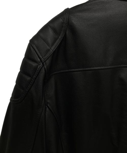 FORTIME（フォータイム）FORTIME (フォータイム) レザージャケット ブラック サイズ:6XLの古着・服飾アイテム