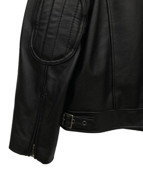 FORTIME（フォータイム）FORTIME (フォータイム) レザージャケット ブラック サイズ:6XLの古着・服飾アイテム