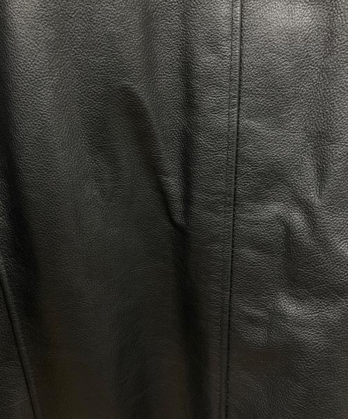 FORTIME（フォータイム）FORTIME (フォータイム) レザージャケット ブラック サイズ:6XLの古着・服飾アイテム