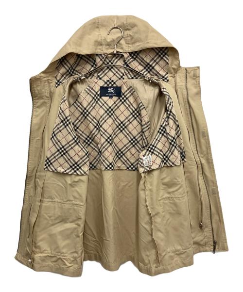 BURBERRY LONDON（バーバリーロンドン）BURBERRY LONDON (バーバリーロンドン) フーデッドジャケット ベージュ サイズ:160の古着・服飾アイテム