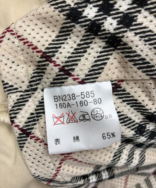 BURBERRY LONDON（バーバリーロンドン）BURBERRY LONDON (バーバリーロンドン) フーデッドジャケット ベージュ サイズ:160の古着・服飾アイテム