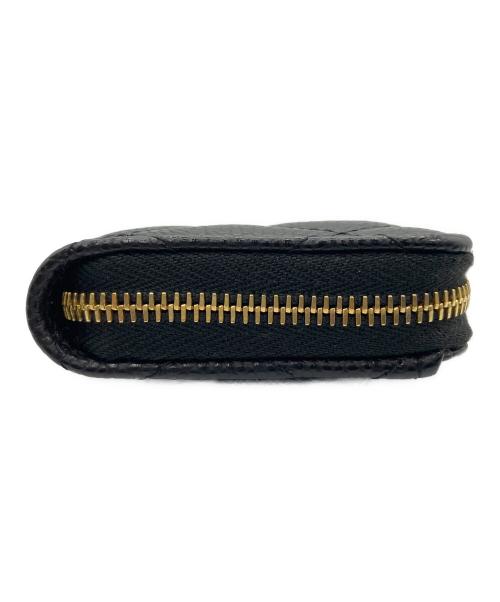 CHANEL（シャネル）CHANEL (シャネル) クラシックジップコインパース ブラック×ゴールドの古着・服飾アイテム