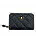 CHANEL（シャネル）の古着「クラシックジップコインパース」｜ブラック×ゴールド