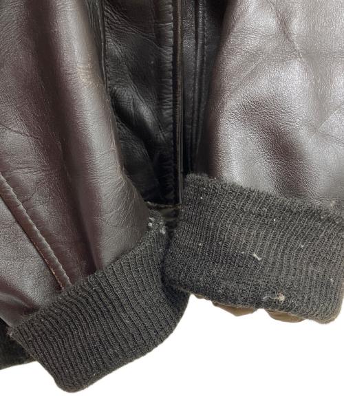 SCHOTT BROS.（ショットブロス）SCHOTT BROS. (ショットブロス) レザーフライトジャケット ダークブラウン サイズ:10の古着・服飾アイテム