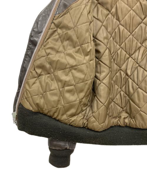 SCHOTT BROS.（ショットブロス）SCHOTT BROS. (ショットブロス) レザーフライトジャケット ダークブラウン サイズ:10の古着・服飾アイテム