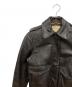 SCHOTT BROS. (ショットブロス) レザーフライトジャケット ダークブラウン サイズ:10：15000円
