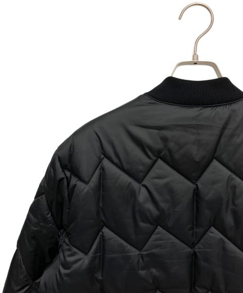 adidas（アディダス）adidas (アディダス) キルティングジャケット ブラック×オレンジ サイズ:Mの古着・服飾アイテム