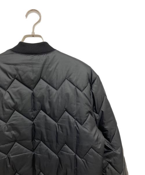 adidas（アディダス）adidas (アディダス) キルティングジャケット ブラック×オレンジ サイズ:Mの古着・服飾アイテム