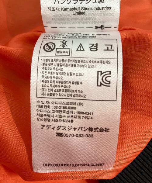adidas（アディダス）adidas (アディダス) キルティングジャケット ブラック×オレンジ サイズ:Mの古着・服飾アイテム
