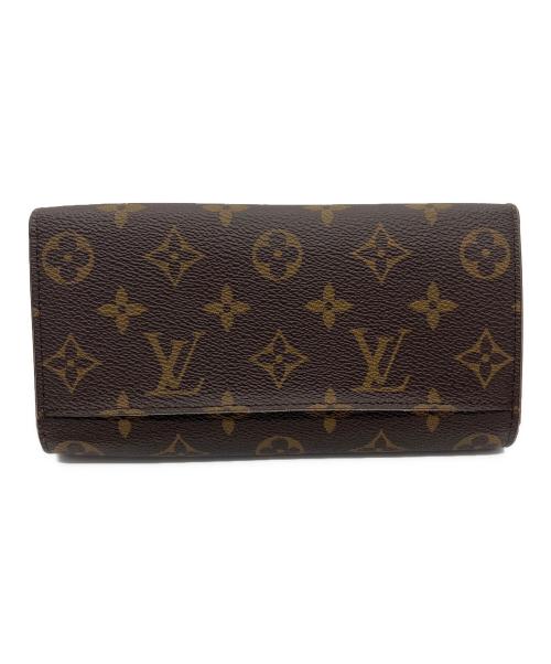 LOUIS VUITTON（ルイ ヴィトン）LOUIS VUITTON (ルイ ヴィトン) ポルトフォイユ･サラ モノグラム ブラウンの古着・服飾アイテム