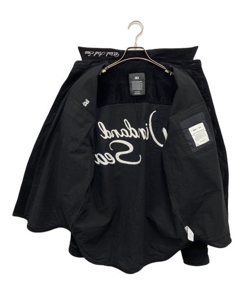 WIND AND SEA（ウィンダンシー）WIND AND SEA (ウィンダンシー) コーデュロイジャケット ブラック サイズ:Lの古着・服飾アイテム