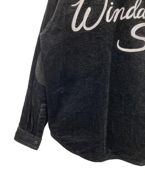 WIND AND SEA（ウィンダンシー）WIND AND SEA (ウィンダンシー) コーデュロイジャケット ブラック サイズ:Lの古着・服飾アイテム