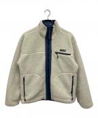 Columbiaコロンビア）の古着「ベイベイパスリバーシブルフリースジャケット」｜ホワイト×ネイビー