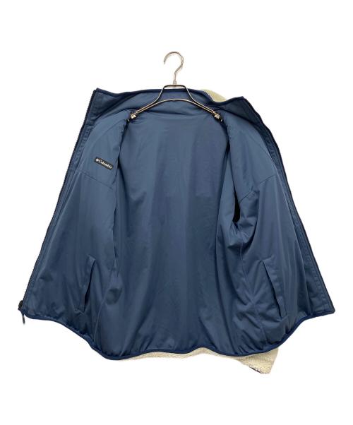 Columbia（コロンビア）Columbia (コロンビア) ベイベイパスリバーシブルフリースジャケット ホワイト×ネイビー サイズ:Sの古着・服飾アイテム