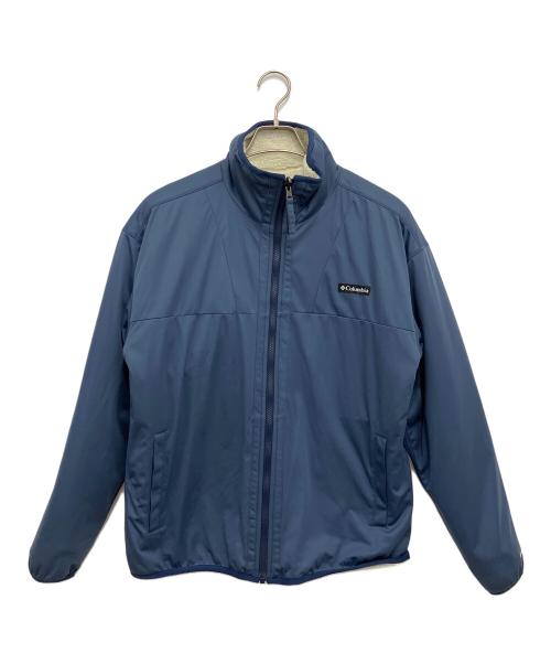 Columbia（コロンビア）Columbia (コロンビア) ベイベイパスリバーシブルフリースジャケット ホワイト×ネイビー サイズ:Sの古着・服飾アイテム