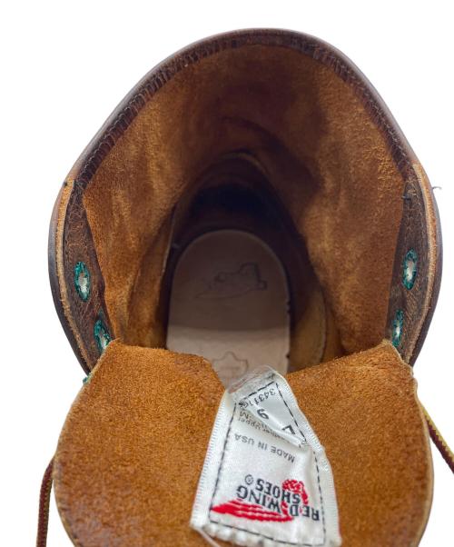 RED WING（レッドウィング）RED WING (レッドウィング) 6-inch Classic Round Style No.9111 ブラウン サイズ:US 9.5の古着・服飾アイテム