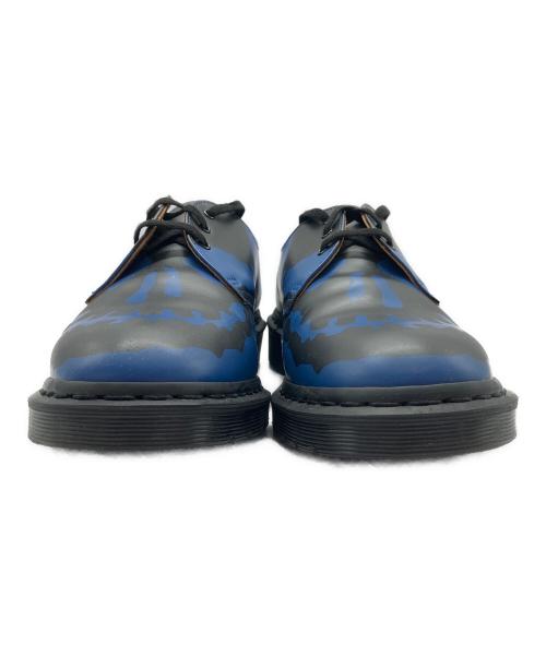 SUPREME（シュプリーム）SUPREME (シュプリーム) Dr.Martens (ドクターマーチン) Supreme × Dr.Martens 1461 Skull 3-Eye Shoe ブラック×ブルー サイズ:US 10の古着・服飾アイテム