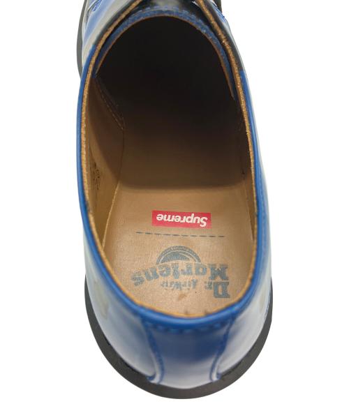 SUPREME（シュプリーム）SUPREME (シュプリーム) Dr.Martens (ドクターマーチン) Supreme × Dr.Martens 1461 Skull 3-Eye Shoe ブラック×ブルー サイズ:US 10の古着・服飾アイテム