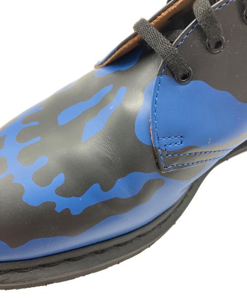 SUPREME（シュプリーム）SUPREME (シュプリーム) Dr.Martens (ドクターマーチン) Supreme × Dr.Martens 1461 Skull 3-Eye Shoe ブラック×ブルー サイズ:US 10の古着・服飾アイテム
