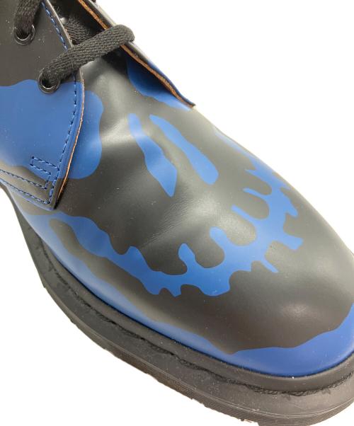 SUPREME（シュプリーム）SUPREME (シュプリーム) Dr.Martens (ドクターマーチン) Supreme × Dr.Martens 1461 Skull 3-Eye Shoe ブラック×ブルー サイズ:US 10の古着・服飾アイテム